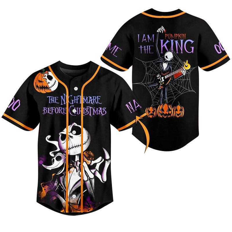 Halloween Baseball Jersey Custom Oogie Boogie Jersey Shirt 