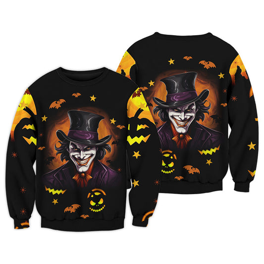 Joker Happy Halloween Pumpkin Sweatshirt
