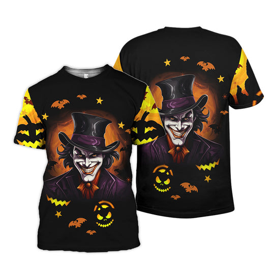Joker Happy Halloween Pumpkin T-shirt