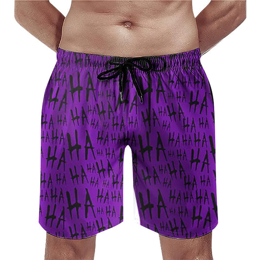 Joker HaHaHa Purple Hawaii Shorts