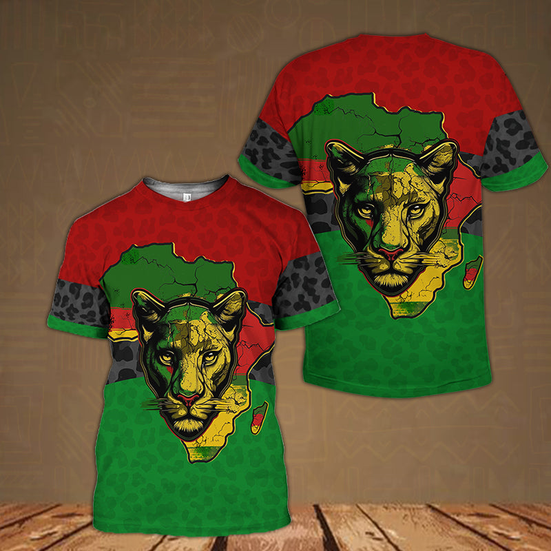 The Flag Of The African Panther T-shirt