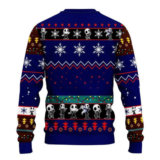 Jack Skellington Blue Sweaters - Santa Joker