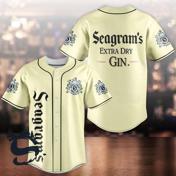 Seagram's Extra Dry Gin 3D Baseball Jersey - Bring Your Ideas, Thoughts And  Imaginations Into Reality Today