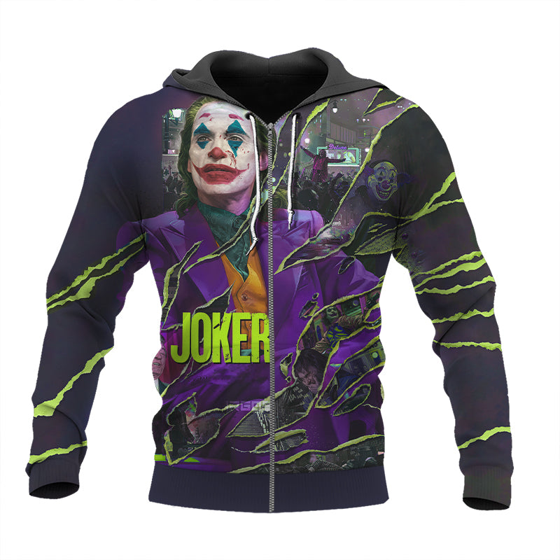 Joker Scene Zip Hoodie