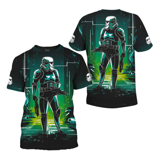 Personalized Stormtrooper Cyberpunk T-shirt 