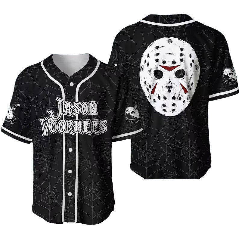 Jason Voorhees Spider Baseball Jersey