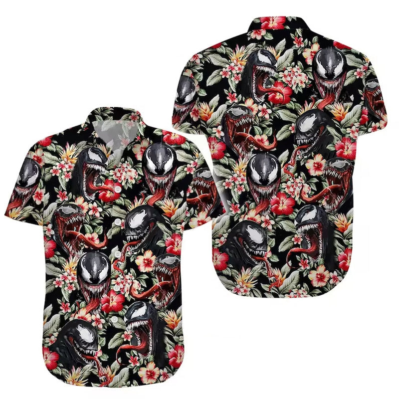Venom Horror Button Shirt