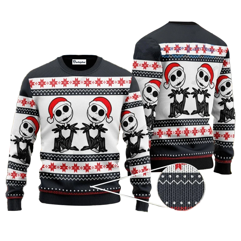 Jack Skellington Santa Ugly Sweater