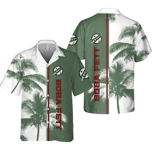 Boba Fett Palm Tree Hawaiian Shirt