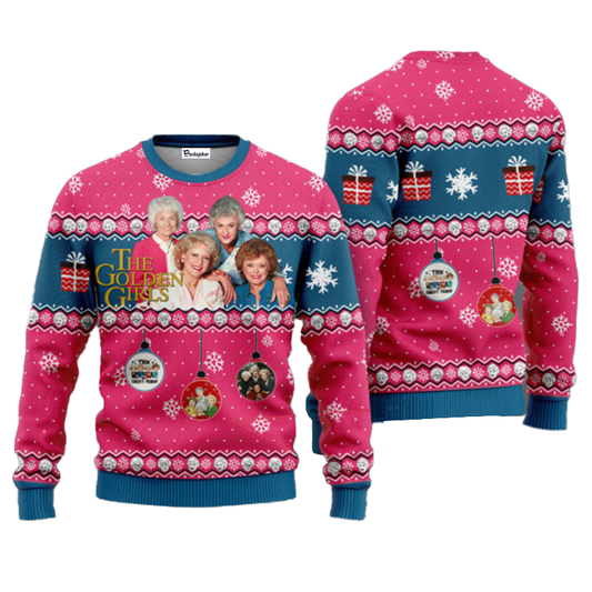 The Golden Girls Snowy Ugly Sweater