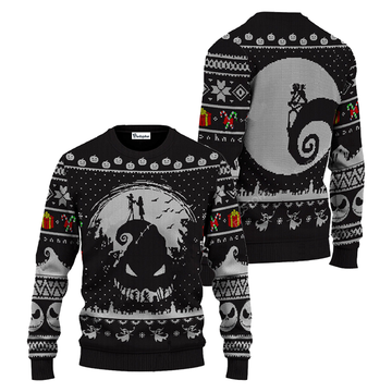 Oogie Boogie Jack Skellington Sally Ugly Sweater