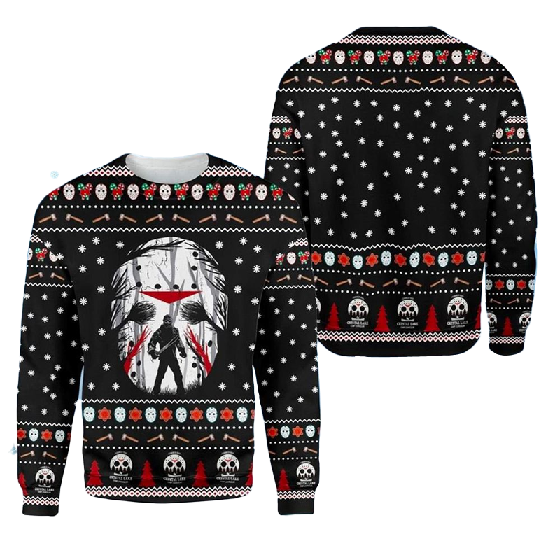 Friday The 13th Jason Voorhees Ugly Sweater