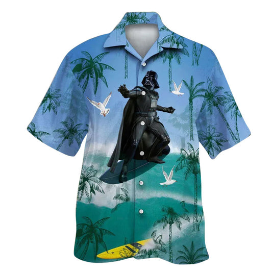 Darth Vader Surfing Hawaiian Shirt