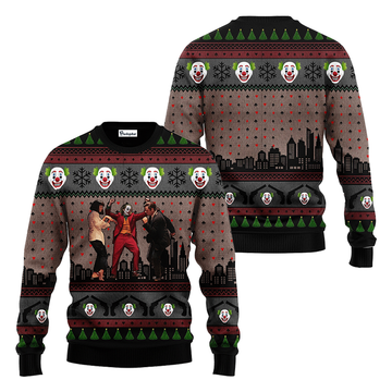 Joker Dance With Friends Ugly Sweater