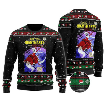 Jack Skellington Amazing Nightmares Ugly Sweater