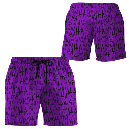 Joker HaHaHa Purple Hawaii Shorts