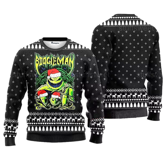 Boogieman Before Christmas Ugly Sweater