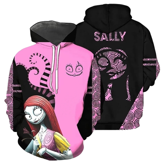 Sally Nightmare Black Pink Hoodie