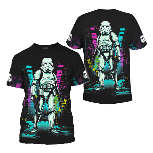 Personalized Stormtrooper Cyberpunk T-shirt 