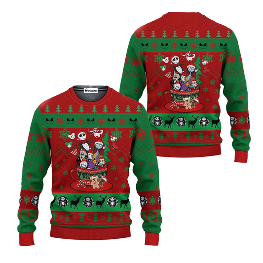 Nightmare Before Christmas Funny Ugly Sweater