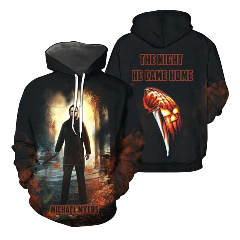 Michael Myers Pumpkin The Night He Came Home Hoodie