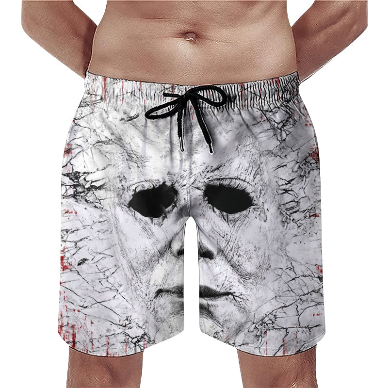Michael Myers Halloween Beach Shorts