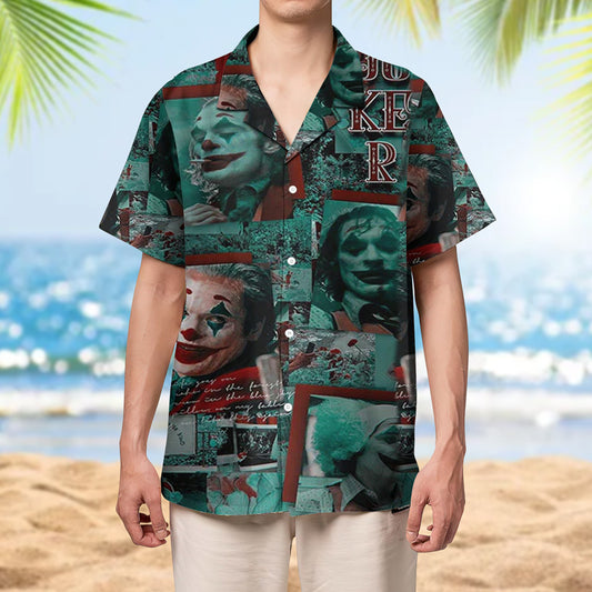 Joker The Moon Follows Me Home Hawaiian Shirt