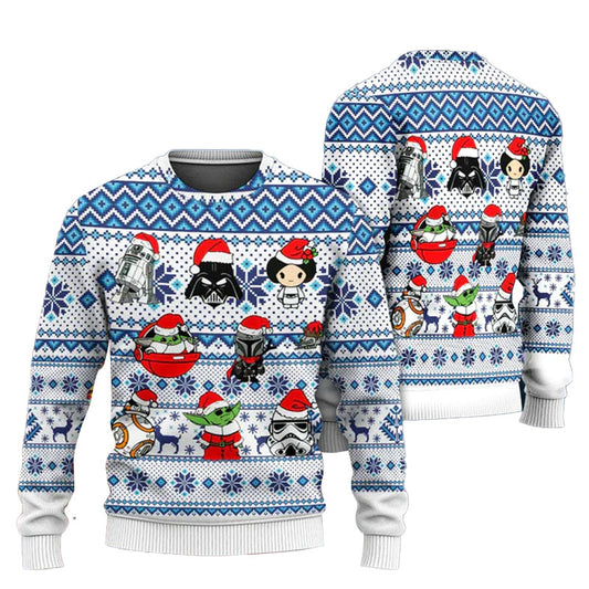 Christmas Darth Vader Stormtrooper Ugly Sweater