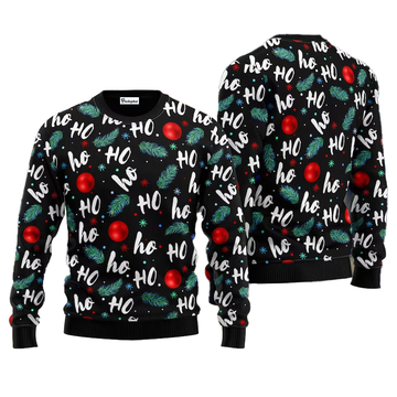 Santa Claus Laughing HoHoHo Ugly Sweater