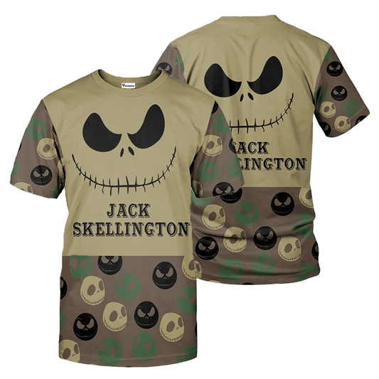 Jack Skellington Camo T-shirt