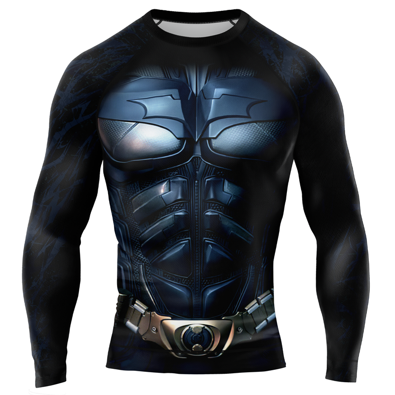 Armored Batman Men's Long Sleeve Rash Guard