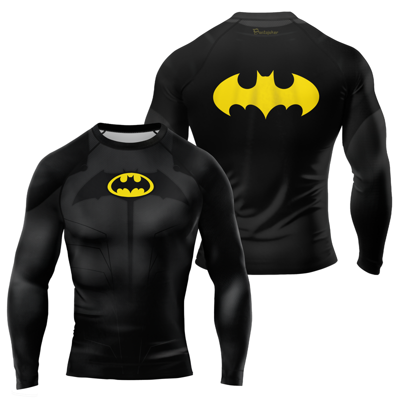 Bat-Signal Men's Long Sleeve Rash Guard