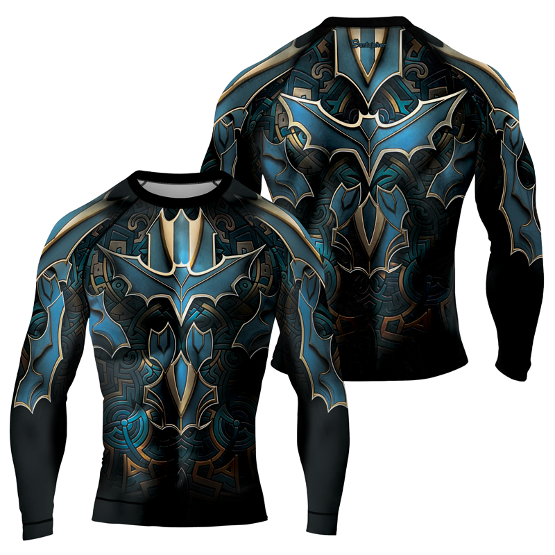 Bat Wings Armor Men's Long Sleeve Rash Guard