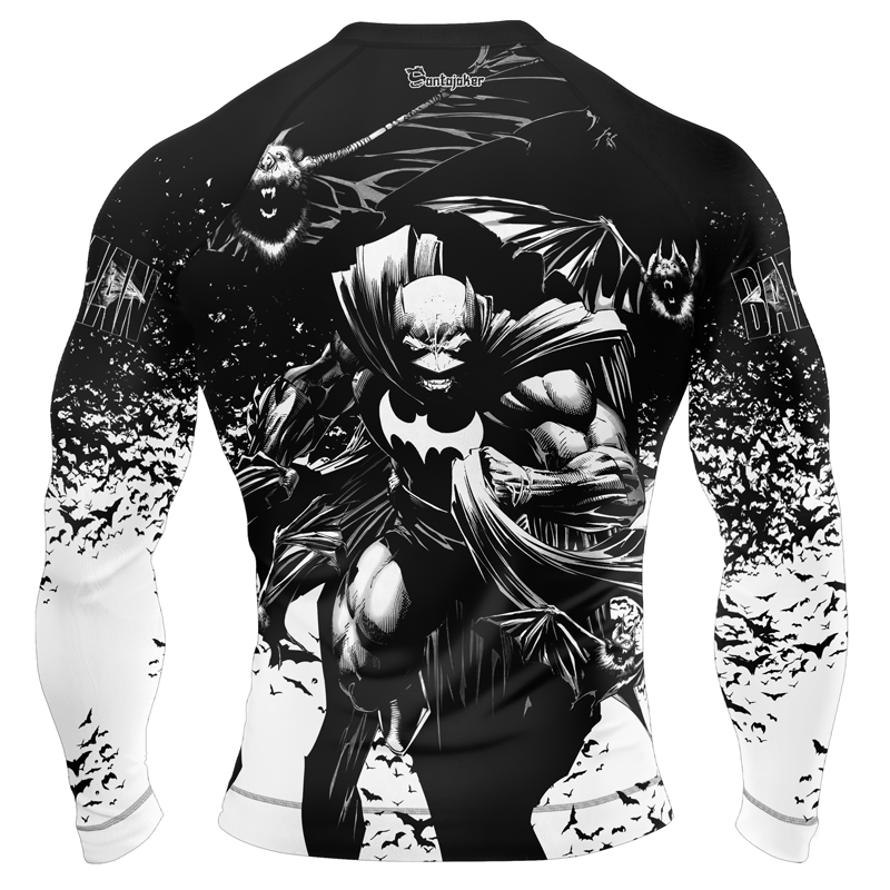 Batman's Fury Men's Long Sleeve Rash Guard