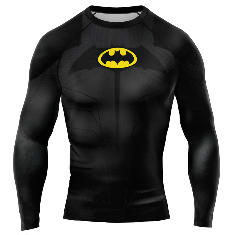 Bat-Signal Men's Long Sleeve Rash Guard