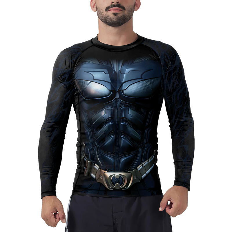 Armored Batman Men's Long Sleeve Rash Guard