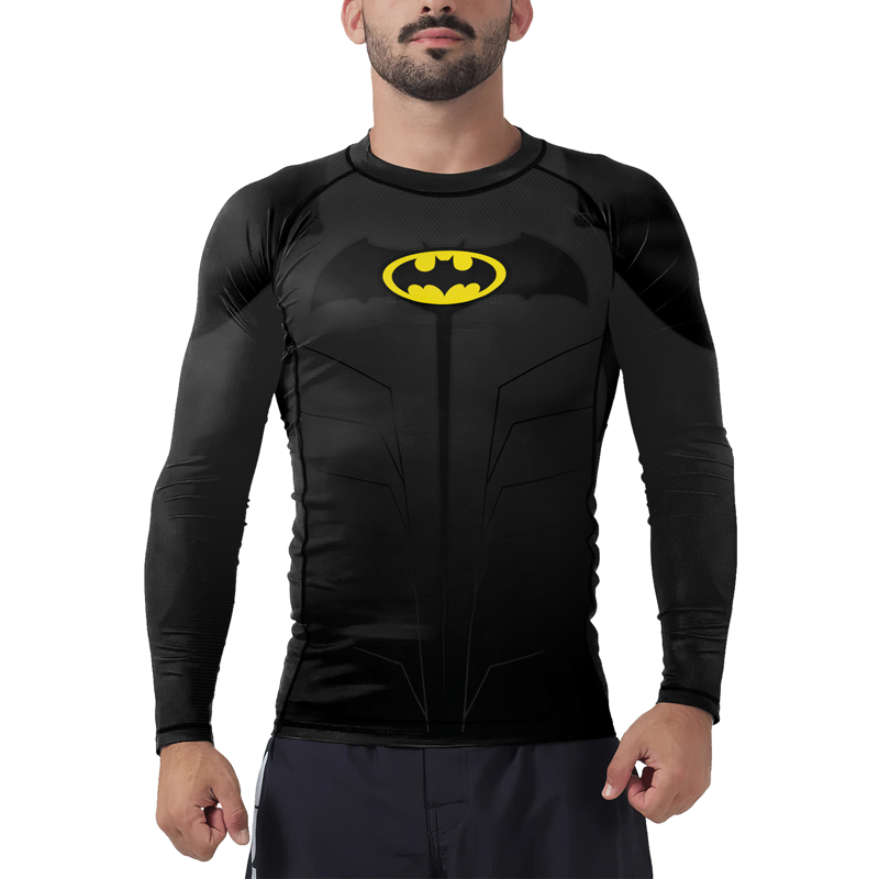 Bat-Signal Men's Long Sleeve Rash Guard