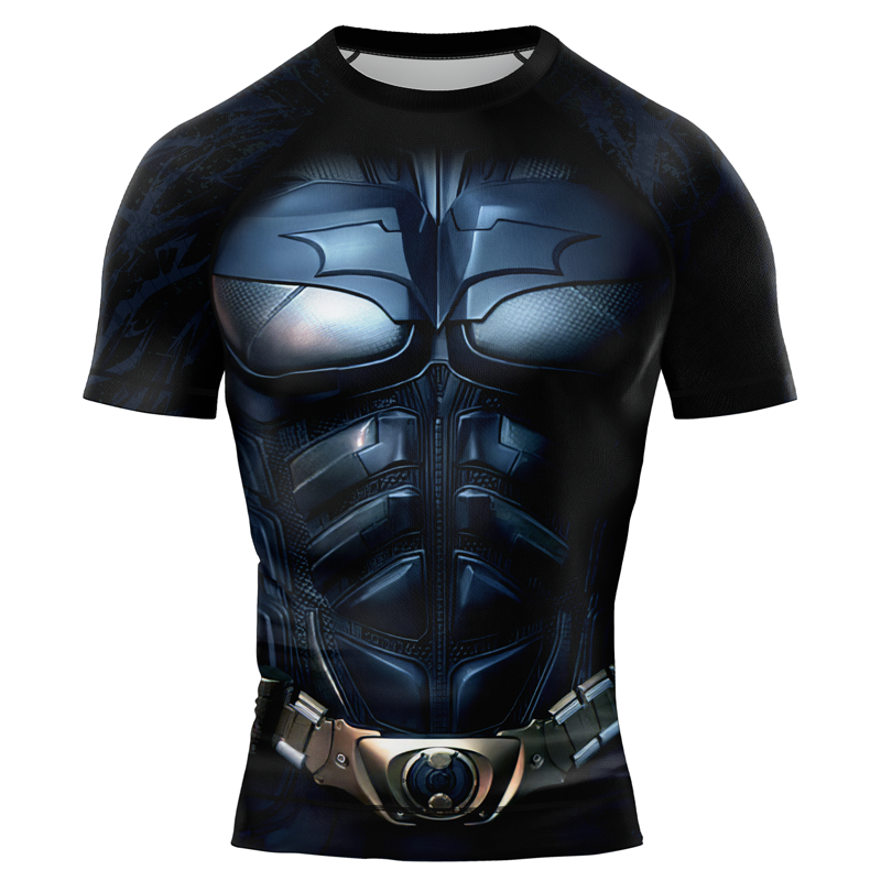 Armored Batman Men's Short Sleeve Rash Guard