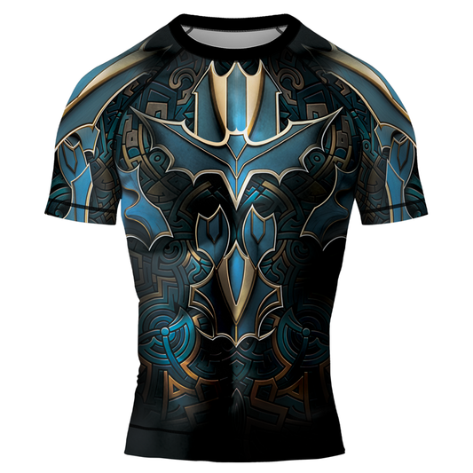 Bat Wings Armor Men's Short Sleeve Rash Guard