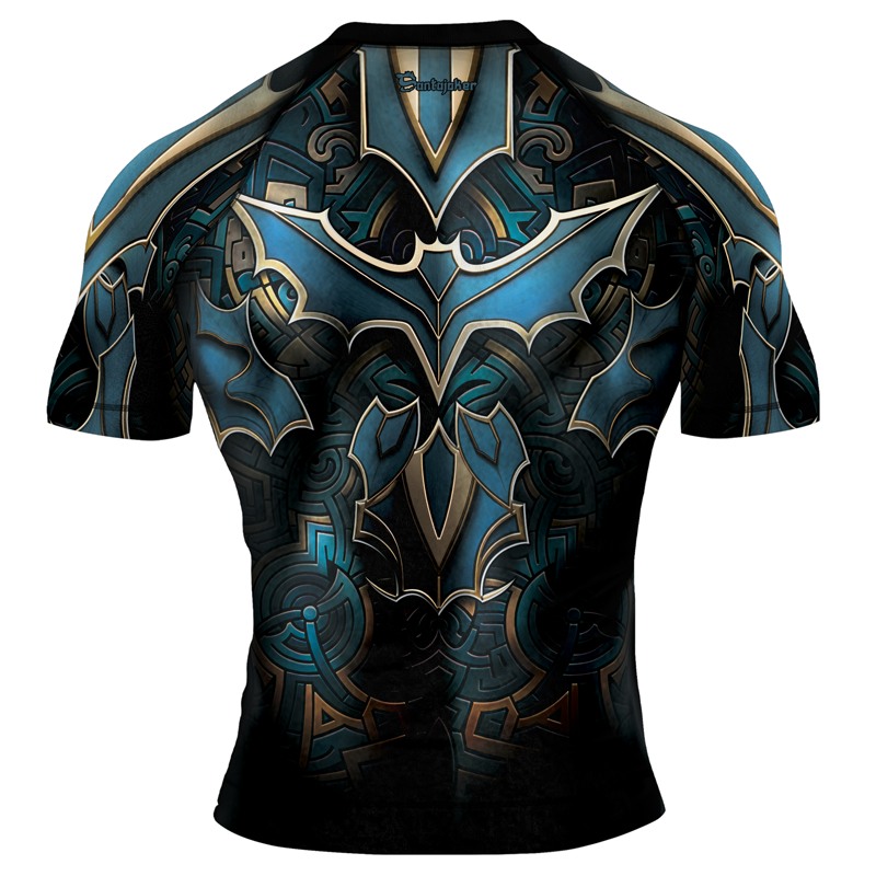 Bat Wings Armor Men's Short Sleeve Rash Guard