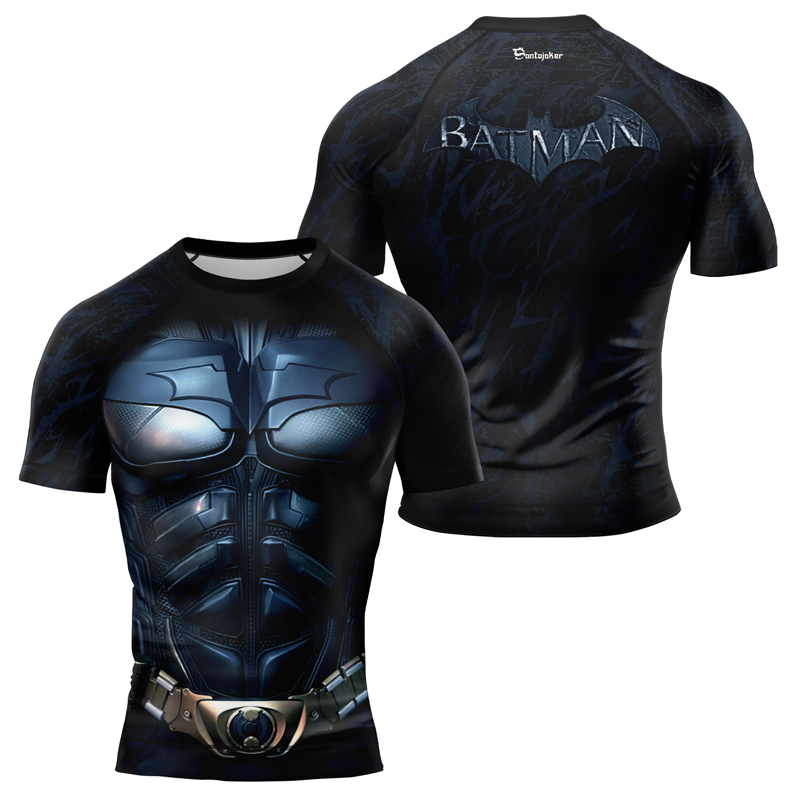 Armored Batman Men's Short Sleeve Rash Guard