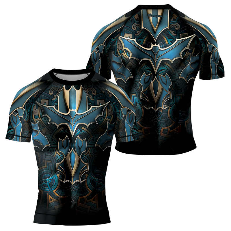 Bat Wings Armor Men's Short Sleeve Rash Guard