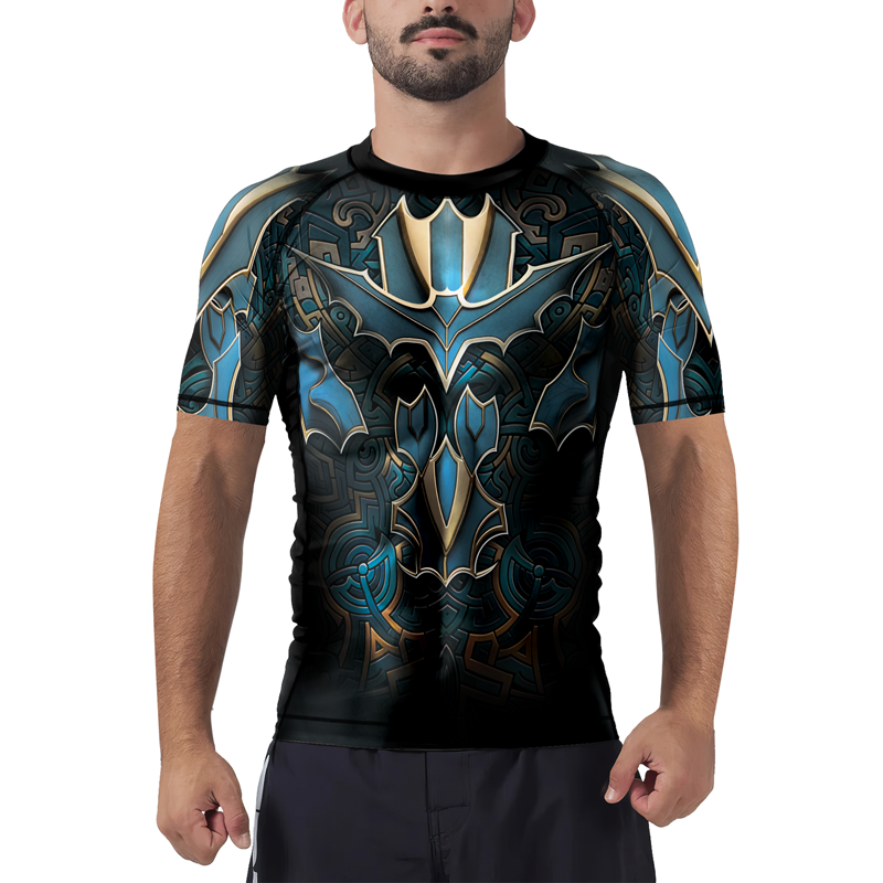 Bat Wings Armor Men's Short Sleeve Rash Guard