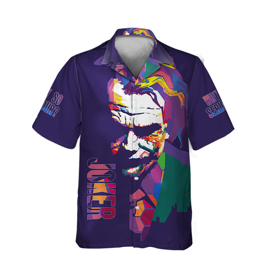 Joker Why So Serious Colorful Hawaiian Shirt