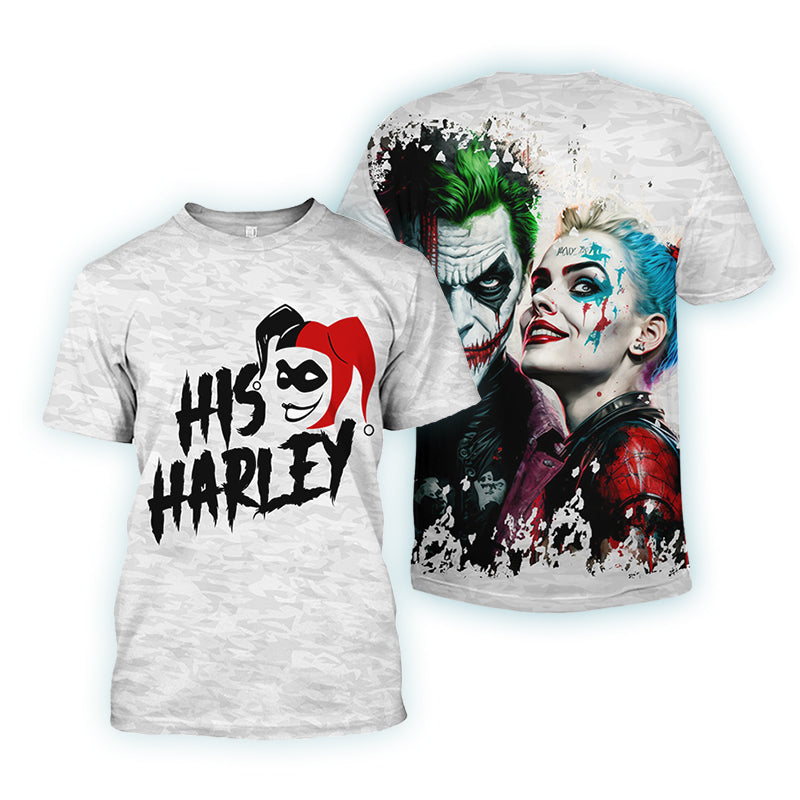 Her Joker His Harley T-shirt