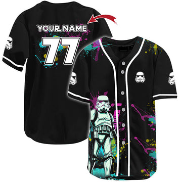 Personalized Stormtrooper Cyberpunk Baseball Jersey