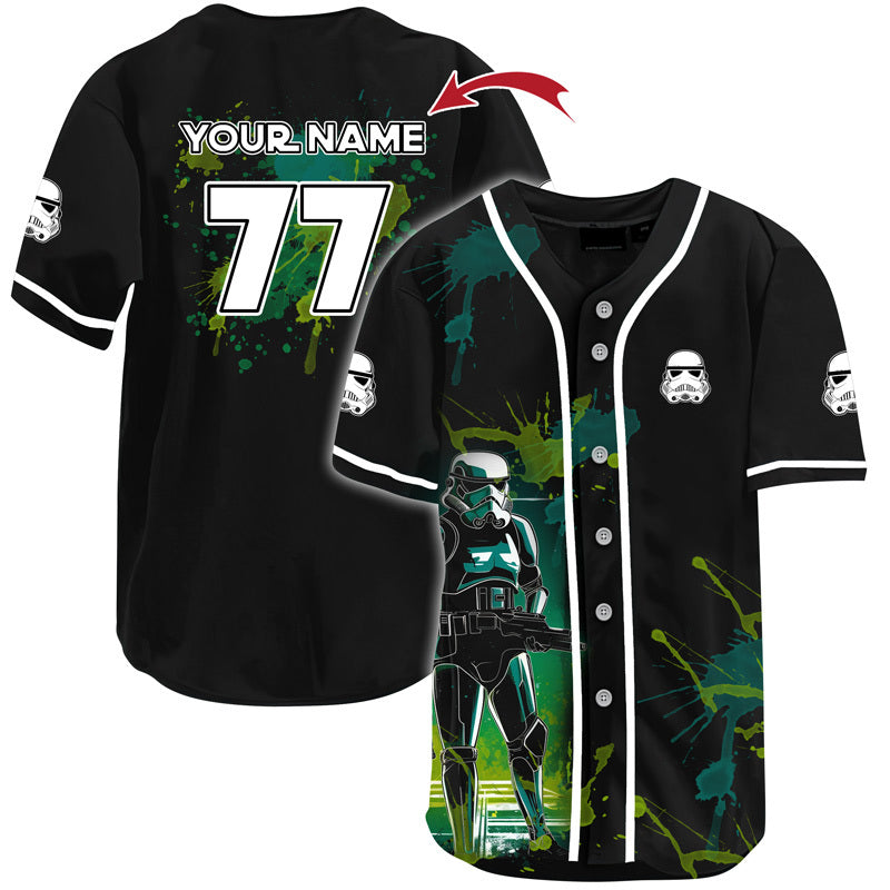 Personalized Stormtrooper Cyberpunk Baseball Jersey