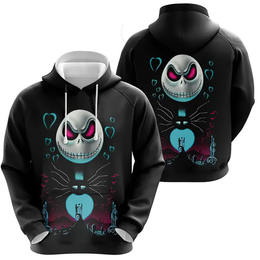 Jack Skellington Heart Hoodie