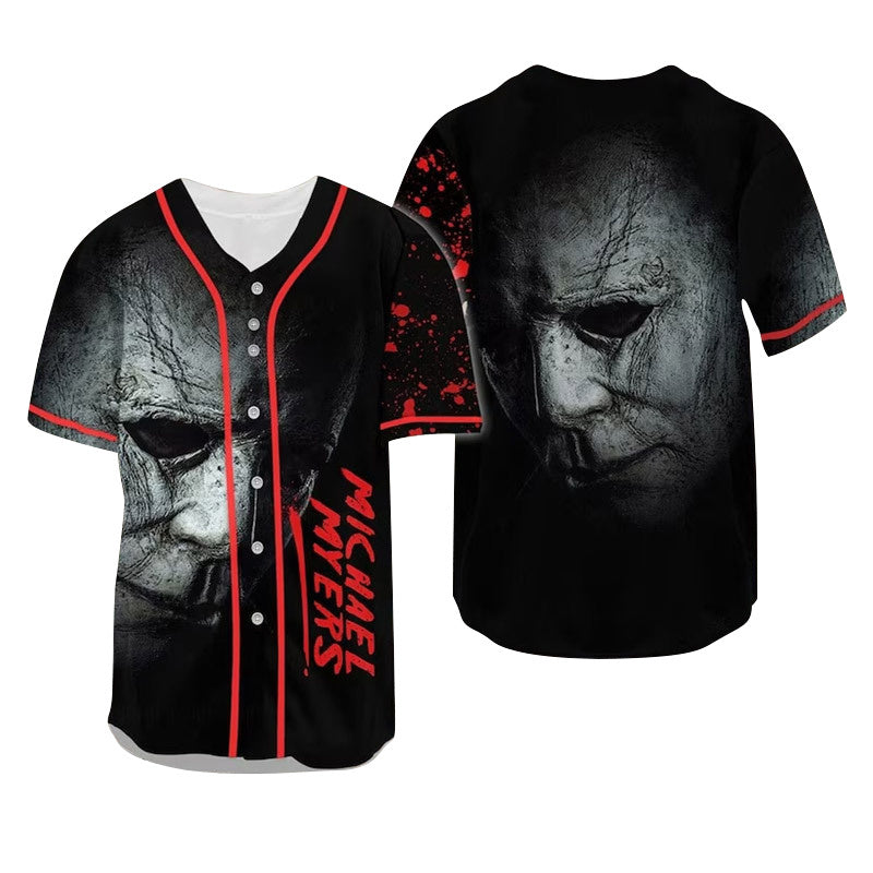 Michael Myers Halloween Baseball Jersey