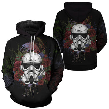 Stormtrooper Colorful Flower Hoodie